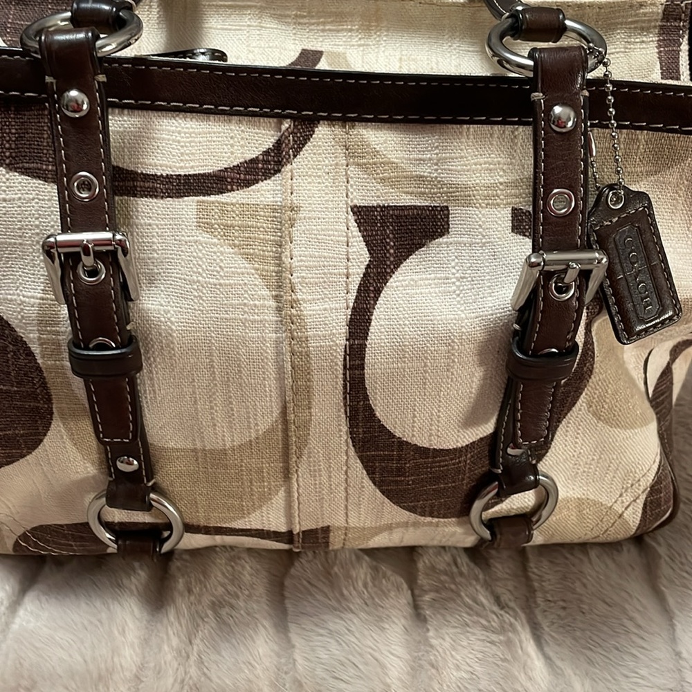 Coach gallery canvas tote bag B24 - Picture 12 of 15